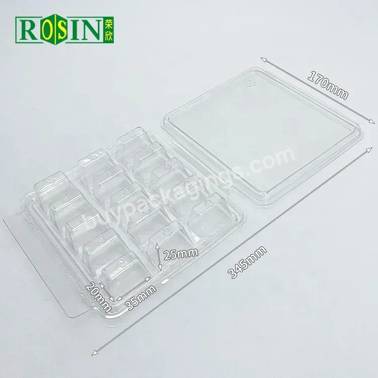 15 Cavity Hinge Clear Rectangle Pet Disposable Clamshell Disposable Plastic Chocolate Packaging Box With Lid For Desert - Buy Rectangle Plastic Food Container,15 Cavity Hinge Chocolate Packaging Box,Pet Disposable Clear Plastic Containers For Desert.