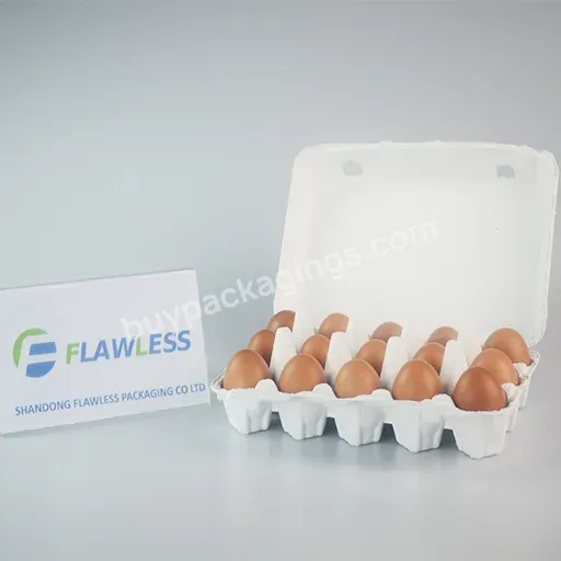 15 Cells Egg Cartons Compostable Degradable Egg Tray Blank Natural Pulp Egg Cartons Paper Pulp Manufacturer - Buy Paper Egg Carton,Egg Tray,Recycled Paper Pulp.