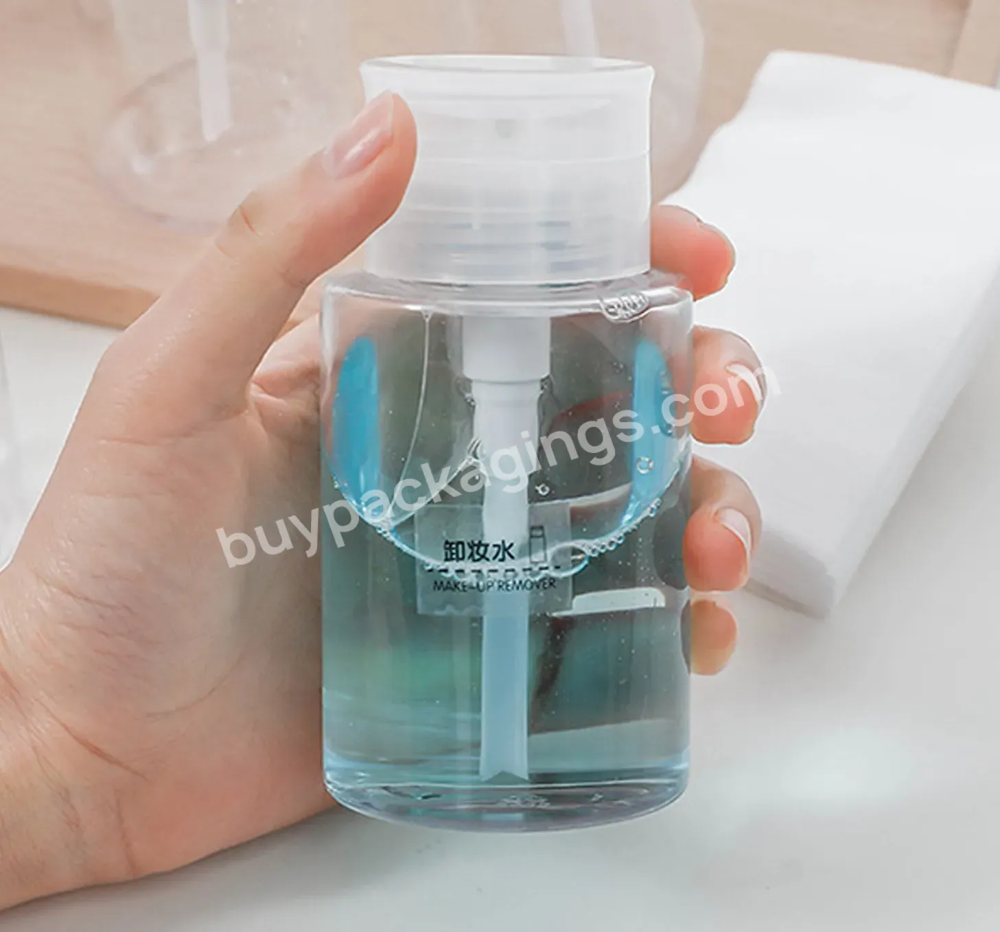 150ml 200ml Nail Polish Removing Makeup Bottle Cosmetic Packaging Container Recyclable Plastic Packaging Bottle - Buy Pet Removing Makeup Bottle,Cosmetic Packaging Container Recyclable Plastic Packaging Bottle,150ml 200ml Nail Polish Removing Makeup
