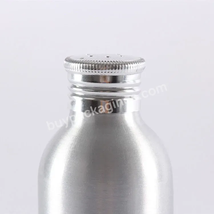 150ml Empty Aluminum Seasoning Powder Bottle For Ground Spices - Buy Aluminum Shaker Bottle,Refillable Powder Bottle,Baby Powder Bottle.