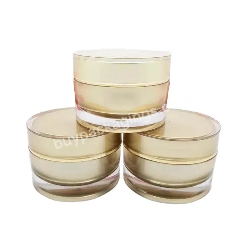 15g 30g 50g Face Body Cream Plastic Luxury Acrylic Round Jar Red 1oz - Buy Custom Cosmetic Jar,Scrub Cream Jar,15g Body Cream Jar.