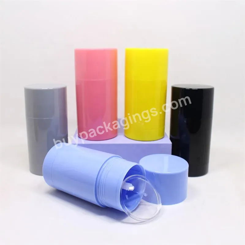 15g 30ml 40ml 75g Pcr Pp Anti Mosquito Cylinder Stick Bottle Twist Up Plastic Tube For Shield Deodorant Container - Buy 30g 50g 75g Eco Friendly Oval Empty Container Antiperspirant Fragrant Solid Stick Balm Body Refill Deodorant Stick Bottle,Refillab