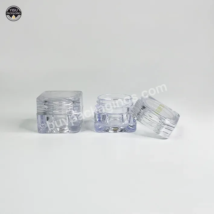15g 50g Acrylic Lotion Bottle Cream Jar With Diamond Mirror For Luxury Cosmetic Packaging - Buy 5ml Cream Jar,Transparent Cream Containers,Plastic Cream Jar Pot.
