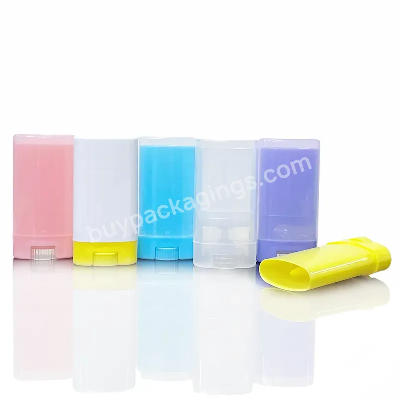 15g Twisted Deodorant Packaging Plastic Oval Deodorant Containers Lip Balm Tubes Stick Deodorant Cream Tube Packaging - Buy 15ml Oval Deodorant Container,Deodorant Twist Up Empty Containers,New Style Bpa Free Plastic Empty 15ml 50ml Deodorant Stick C