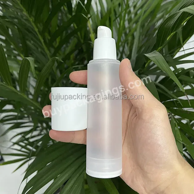 15ml 100ml 150ml 50g Frosted Airless Pump Bottle Matte Cosmetic Plastic Lotion Bottle Packaging With Pump - Buy 15ml 100ml 150ml 50g Frosted Airless Pump Bottle,Matte Cosmetic Plastic Lotion Bottle,Plastic Lotion Bottle Packaging With Pump.