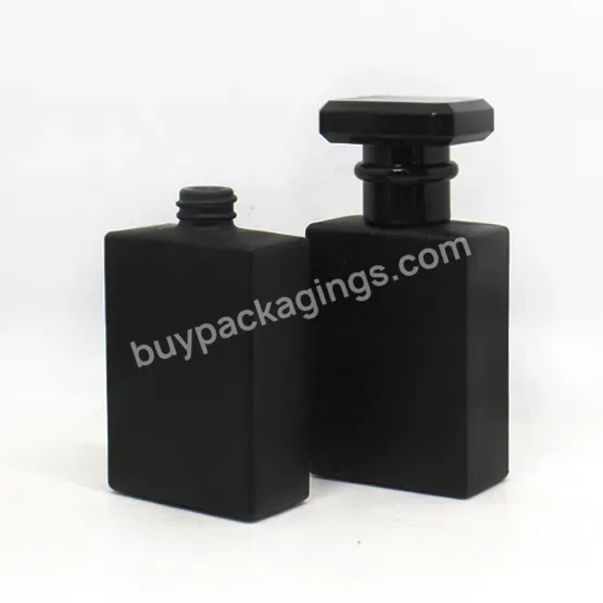 15ml 30ml 50ml 100ml Clear Frosted Rectangle Flat Square Empty Glass New Design Perfumes Bottle With Packaging - Buy Wholesale Empty Perfume 30 Ml 50 Ml 100 Ml Clear Black Square Spray Glass Perfume Bottle With Sprayer,Free Sample Wholesale 30ml 50ml