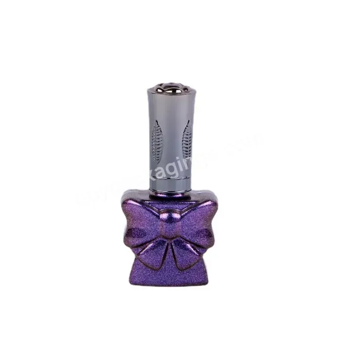 15ml New Butterfly Shape Stylish Exquisite Electroplated Glitter Powder Nail Polish Glass Empty Bottle With Flower Cap - Buy 15ml New Butterfly Shape Stylish Exquisite Electroplated Glitter Powder Nail Polish Bottle,Glass Empty Bottle,Bottle With Flo