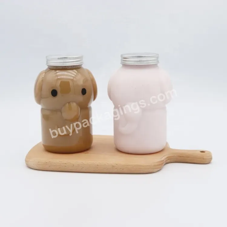 16oz Elephant Plastic Food Container Candy Plastic Jar With Metal Lid - Buy Clear Jar With Metal Lid,Plastic Candy Store Jar,Candy Jar With Metal Lid.