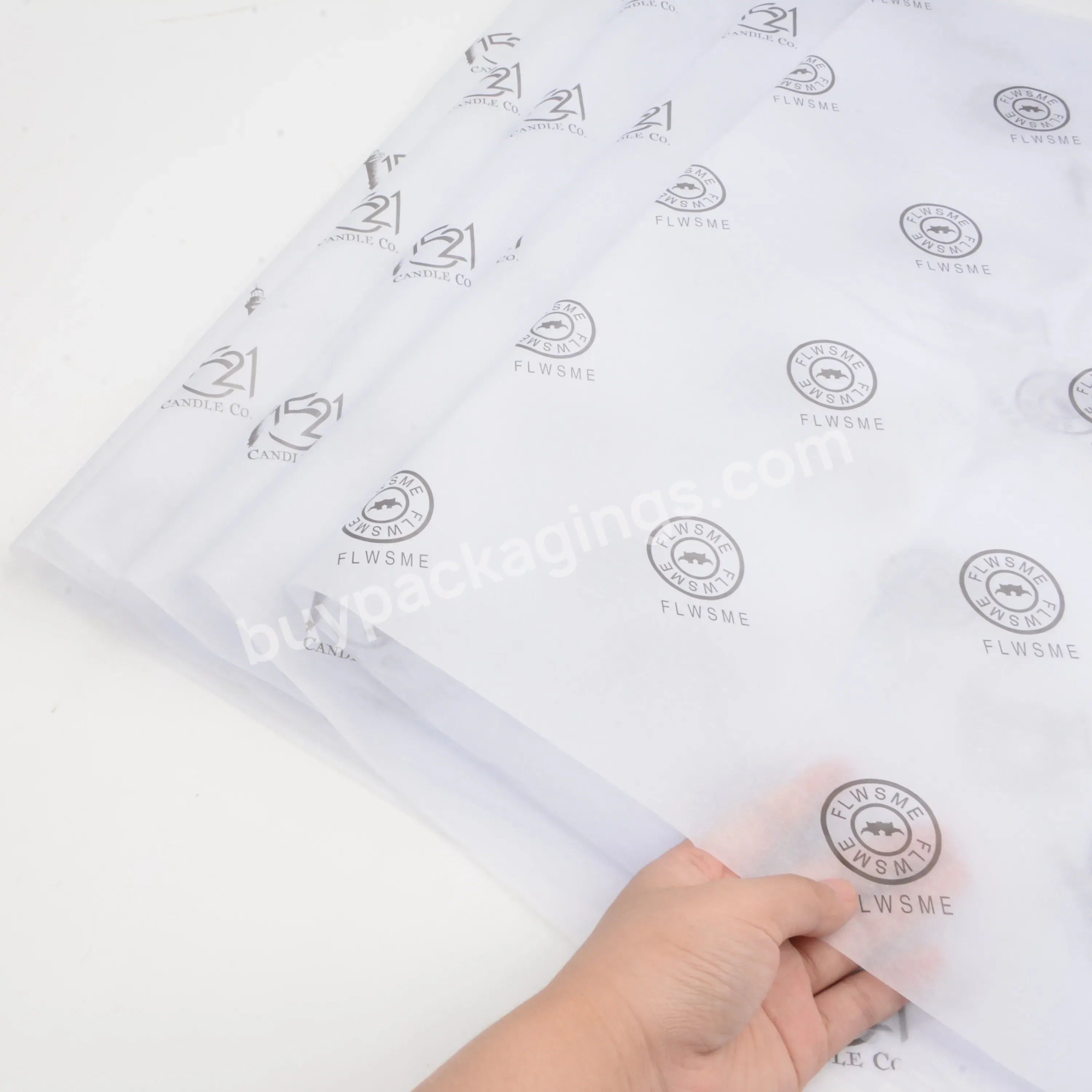 17gsm Paper Supplier Custom Brand Logo Printed Gift Wrapping Paper