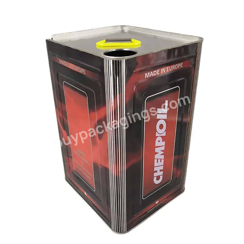 18l Square Chemical Tin Oil Can Engine Oil Tin Can Wholesale Metal Drum Pail With Lids - Buy 18l Square Chemical Tin Oil Can,Engine Oil Tin Can,Wholesale Metal Drum Pail.