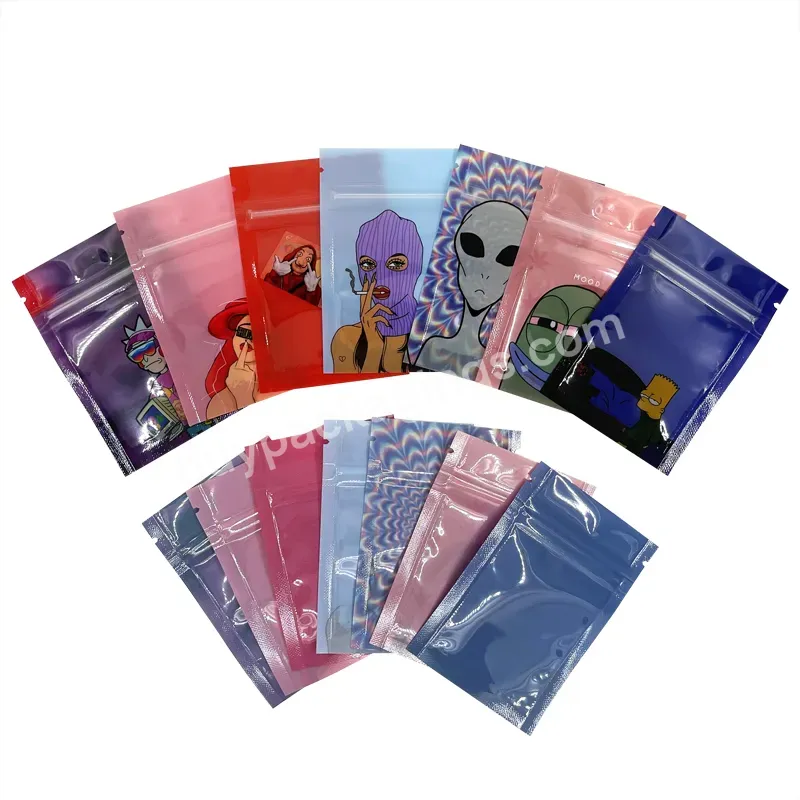 1g Nft Monkey Bag Aluminum Foil Small Bag Zip Lock Pouch Small Packaging Customized Cookie Cigar Bags With Clear Window - Buy Cookie Packaging Mylar Ziplock Bags,1g Nft Monkey Gift Logo Custom Printed Bags,Aluminum Foil Zip Lock Bag.