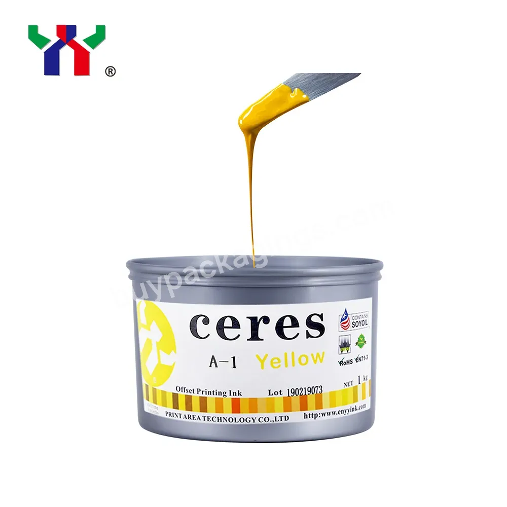 1kg Yellow Ceres A-1 Sheet-feed Offset Printing Ink - Buy Offset Sheet Fed Ink,Printing Inks Offset,Offset-printing-ink.