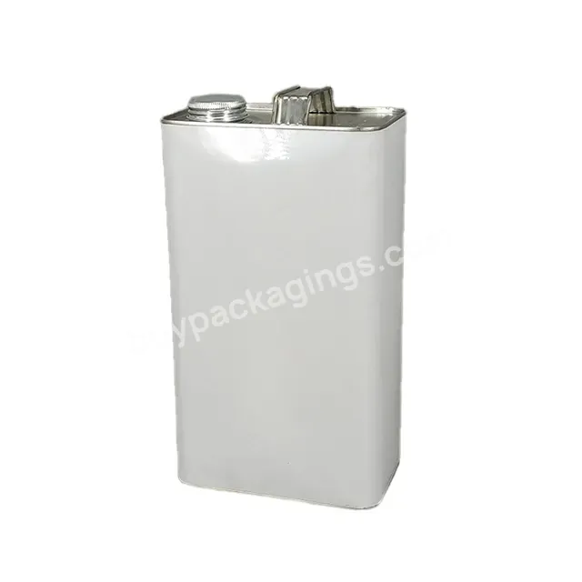 1l 1gallon Rectangle Jerry Can With Handle And Plastic Lid Metal Cover - Buy Customized,Oil Tin Can,Can Container.