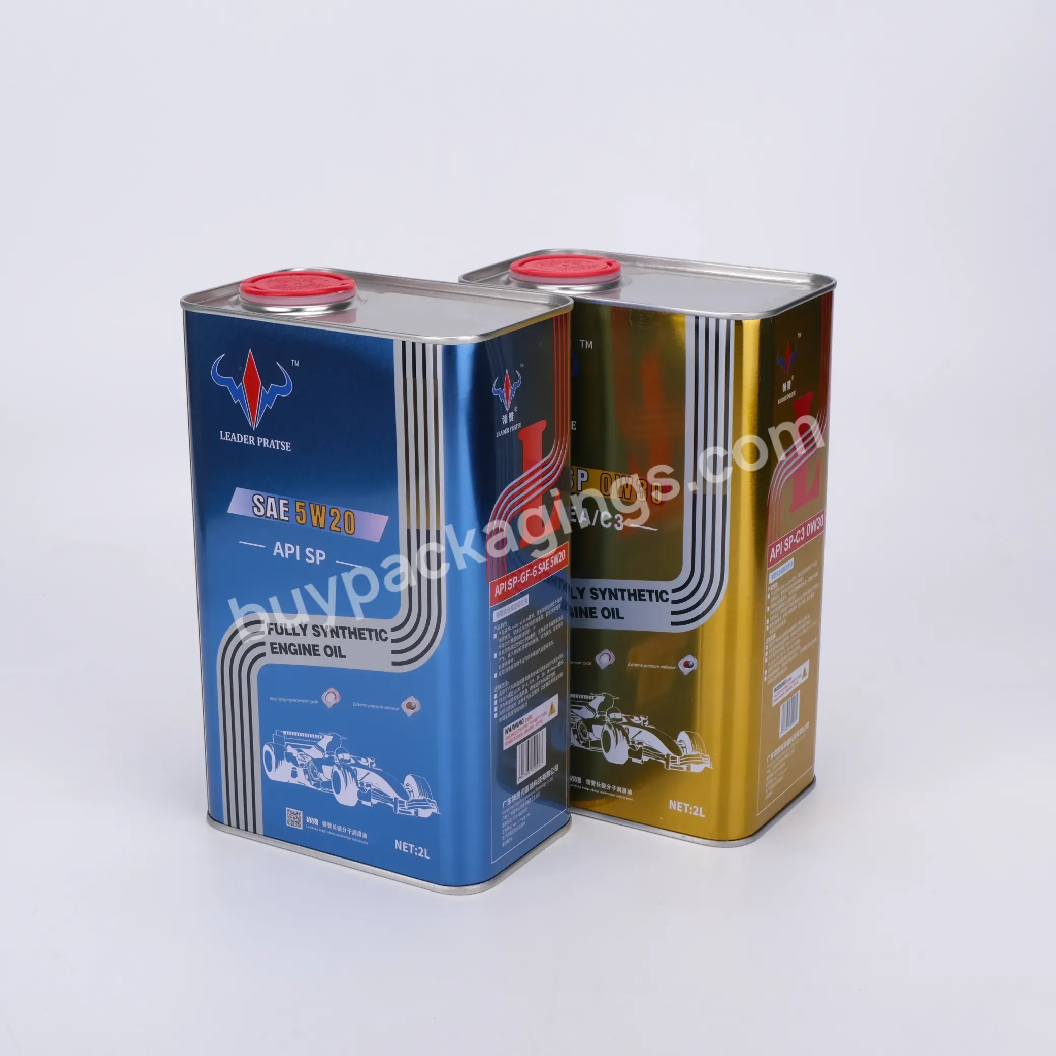 1l 2l 4l 5l Different Dimension Metal Tin Can Empty Container For Paint Lubricant Oil Packaging