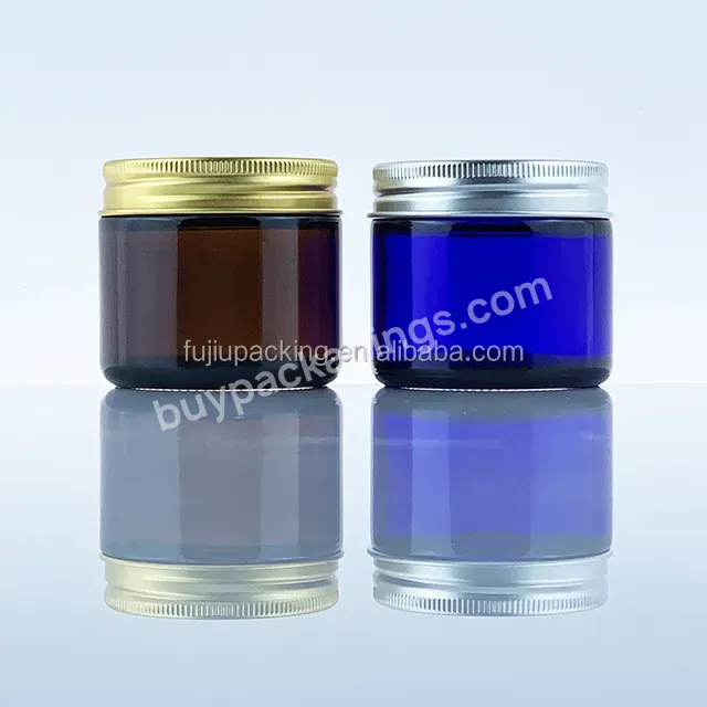2 Oz 60ml 4oz 120ml Clear Thick Round Straight Sided Glass Cosmetic Jar With White Metal Airtight Lid - Buy 2 Oz 60ml 4oz 120ml Clear Thick Round Straight Sided Glass Cosmetic Jar,Glass Cosmetic Jar With White Metal Airtight Lid,Round Glass Jar.