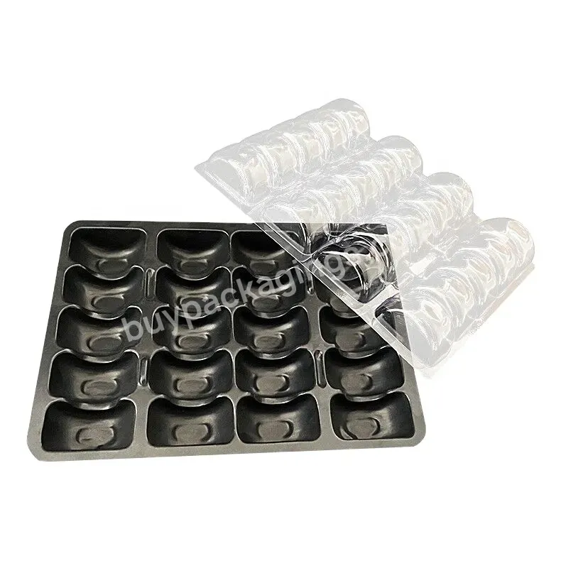 20 Holes Transparent Disposable Plastic Macaron Blister Packaging Boxes Cake Containers With Lid - Buy 20 Holes Transparent Blister Macaron Cookie Packaging With Lid,20 Macaron Plastic Tray Insert Packaging Custom Blister,Plastic Macaron Blister Pack