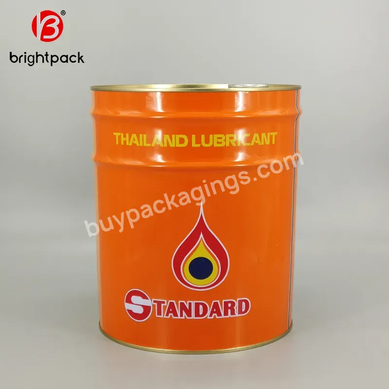 20 Liters Iron Can Lubricant Oil Bucket Drum Paint Closed Top Oil Bucket Tight Head Barrel With Metal Lid - Buy 20 Liters Iron Can Lubricant Oil Bucket Drum Paint Closed Top Oil Bucket Tight Head Barrel With Metal Lid,Tin Packaging,Iron Can.