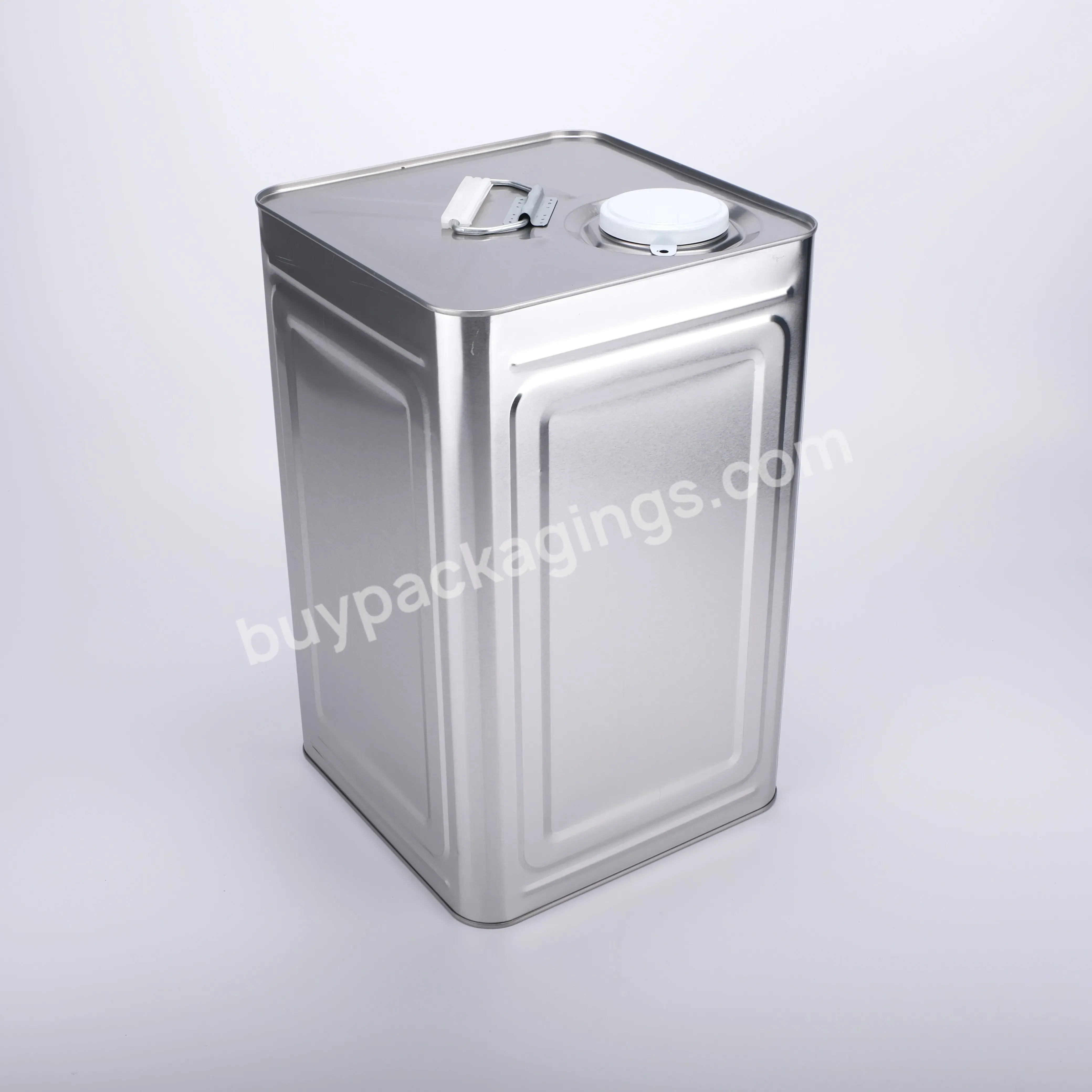 20 Litres Empty Square Chemical Paint Glue Oil Metal Tin Can With Metal Lid - Buy 20 Litres Square Oil Tin Can,20 Litres Square Glue Tin Can,20 Litres Chemical Paint Square Tin Can.