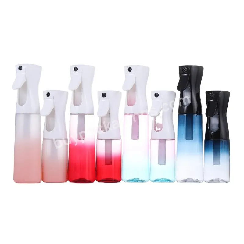 200ml 300ml Gradient Color Hair Spray Hairdressing Bottle Fine Mist Spray Bottle - Buy Fine Mist Spray Bottle,Continuous Mist Spray Bottle,Fine Mist Spray Bottle 200ml.