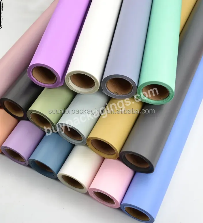 2020 New Design Double Side Waterproof Floral Paper Plastic Wrapping Film Flower Wrapping Paper - Buy Wrapping Paper,Flower Wrapping Paper,Gift Wrapping Paper.