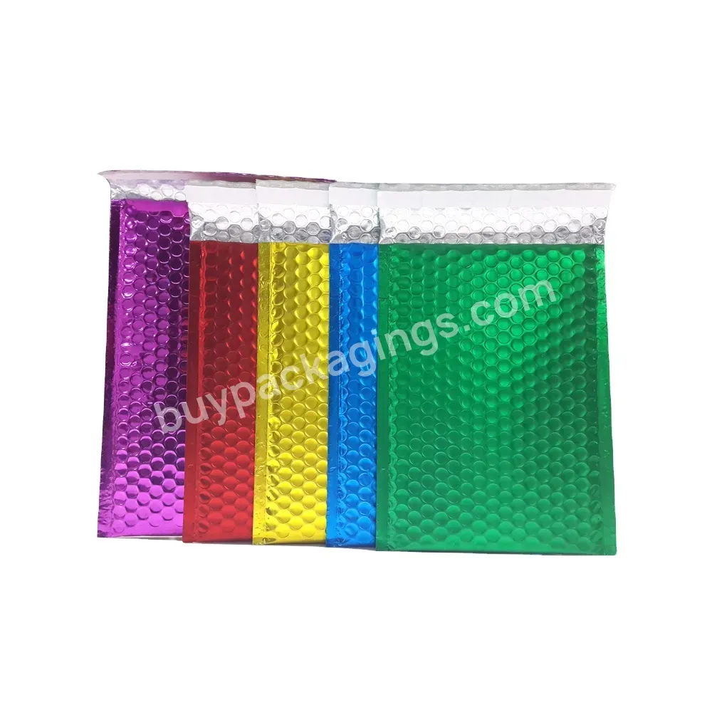 2021 Hot Sale Customized Size Logo Printing Colorful Metalic Bubble Mailers Foil Padded Envelopes Aluminum Bubble Mailers - Buy Metalic Bubble Mailers,Foil Padded Envelopes,Aluminum Bubble Mailers.