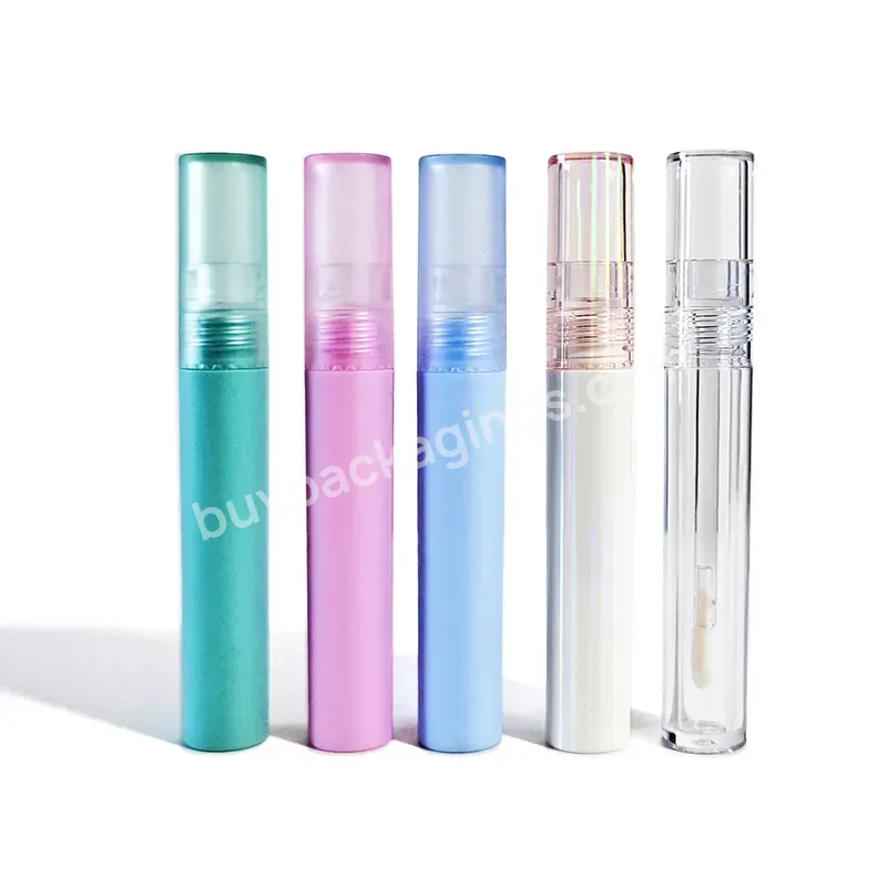 2021 Hot Sales Ins Style 5ml Empty Luxury High-end Lip Gloss Tube Pink Color Round Shape Lip Gloss Tube - Buy Cash Commodity,Firm Special Shaped Steel Tube,In Stock.