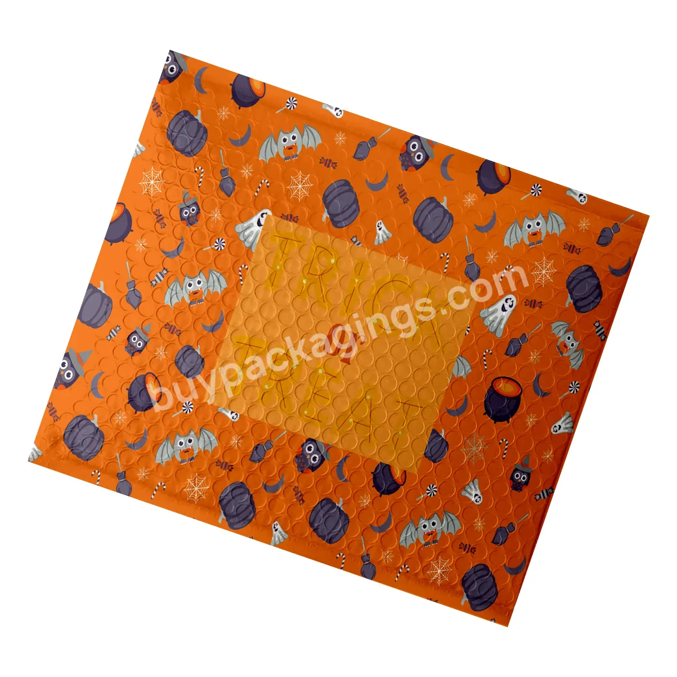 2022 Custom Recycled Biodegradable Halloween Mailing Bags Colored Poly Bubble Mailer Padded Bag - Buy Mailer Padded Bag,Biodegradable Bags,Recycled Bags.