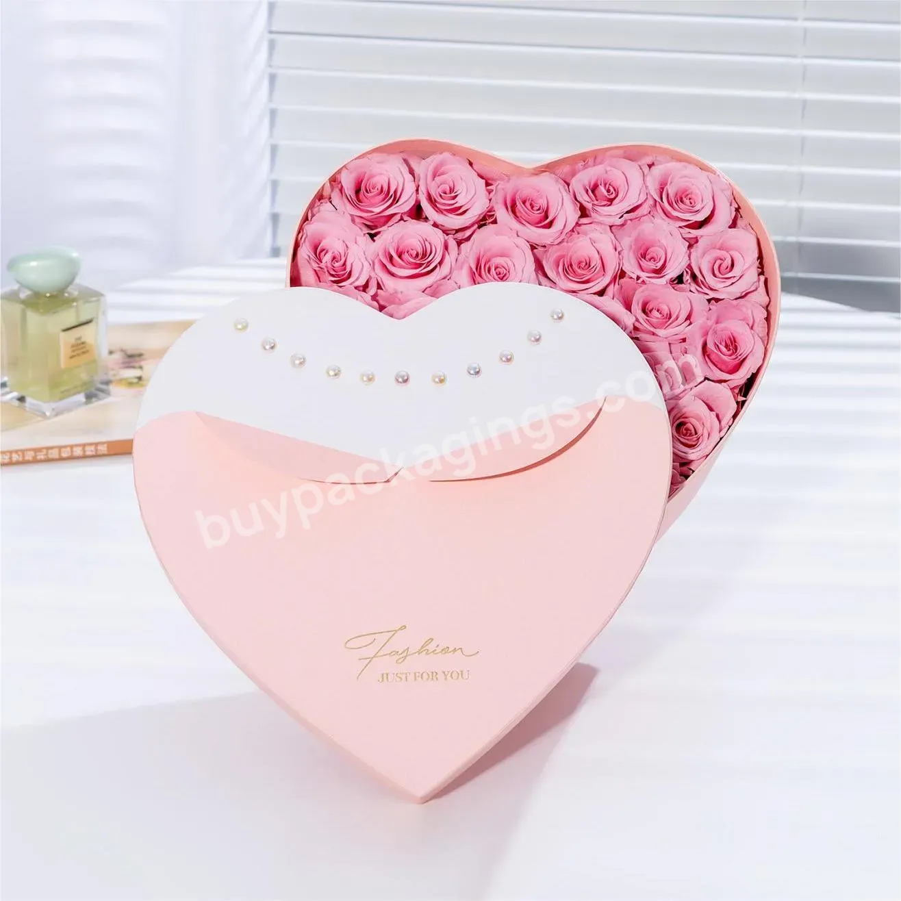 2022 New Release Luxury Heart-shaped Two Size Flower Gift Box Set For Valentine's Day Gift Packing - Buy 2022 New Release Flower Gift Box,Heart-shaped Two Size Flower Gift Box Set,Flower Gift Box Set For Valentine's Day Gift Packing.