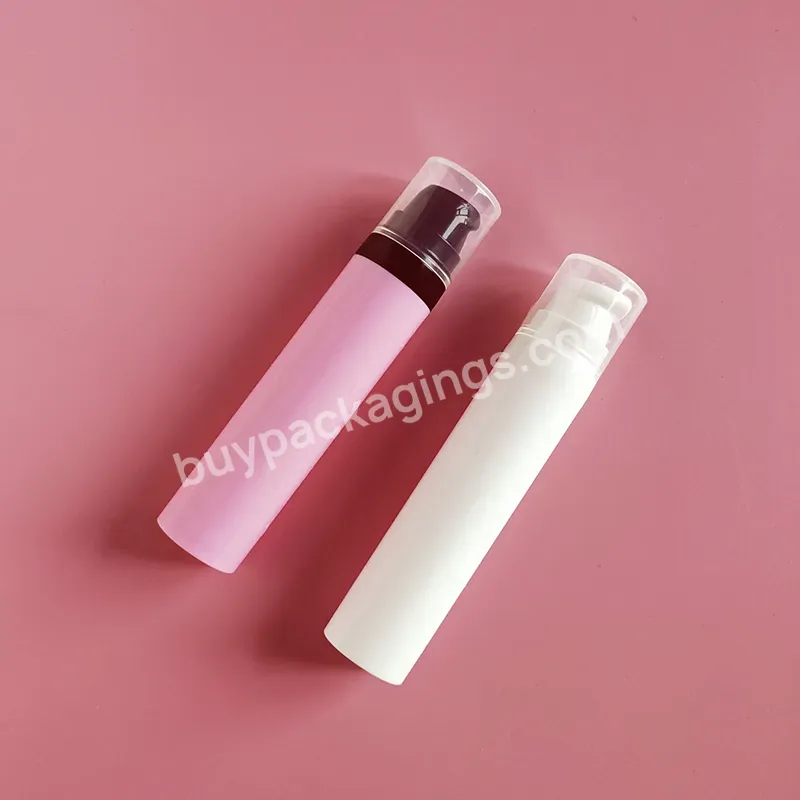 2022 Wholesale Airless Pump Bottle Cosmetic Plastic Packaging Twist Up Container For Cosmetics Airless Bottle - Buy 100ml Airless Pump Bottle,Airless Serum Pump Bottle,Airless Twist Pump Bottle.