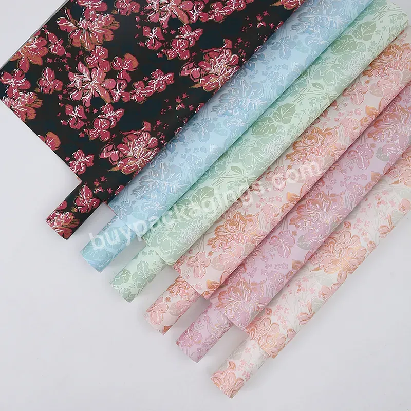 2023 52*58cm Recycled Florist Paper Embossed Flower Printing Flower Wrapping Paper Fashionable Paper - Buy 2023 52*58cm Recycled Florist Paper Embossed Flower,Flower Wrapping Paper,Printing Flower Wrapping Paper Fashionable Paper.