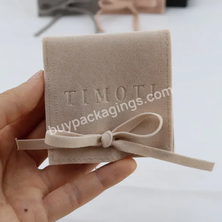 2023 Custom Logo Printed Mini Soft Faux Microfiber Suede Pouch Bag For Jewelry Packaging With Insert Cards - Buy Microfiber Jewelry Pouch,Jewelry Pouch,Custom Jewelry Bag.