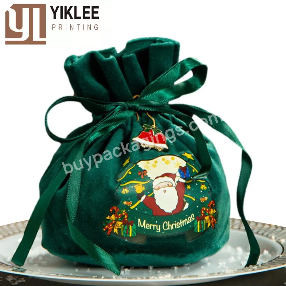 2023 Decoration New Year Christmas Gift Candy Apples Handle Bag Tree Hanging Christmas Velvet Gift Bag Santa Drawstring Bag - Buy Christmas Velvet Gift Bag Santa Drawstring Bag,Candy Apples Handle Bag Tree Hanging,Decoration New Year Christmas Gift.