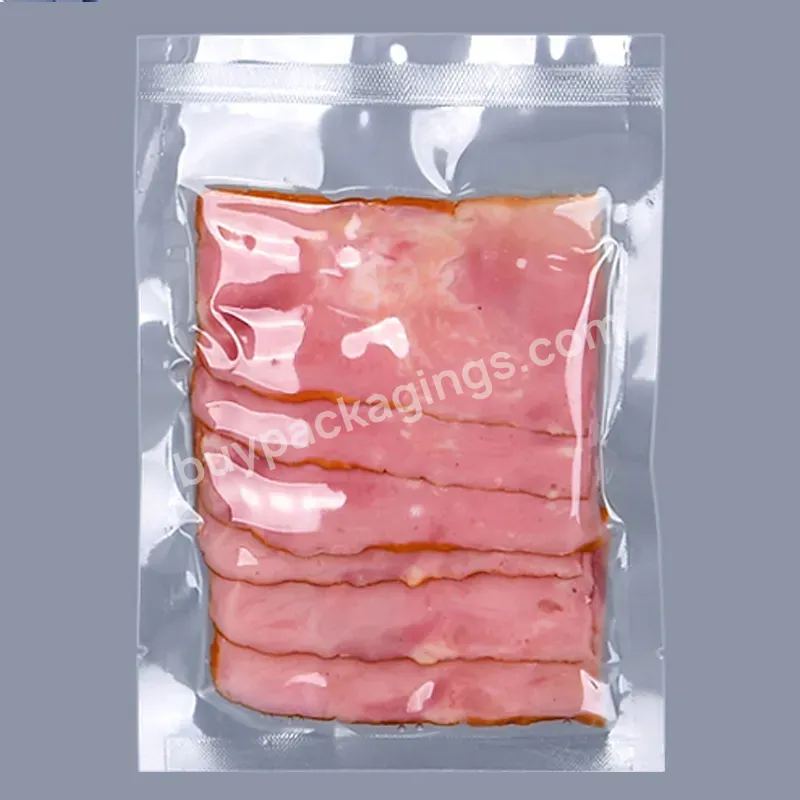 2023 Hot Selling Customized Plastic Frozen Food Nylon Food Packaging Tape Tear Cut - Buy Pre Cutting Of Pa Pe Vacuum Sealing Bag With Three Sides Sealing,Vacuum Plastic Bags For Food,Odor Resistant Meat Vacuum Packaging Bag With Logo.