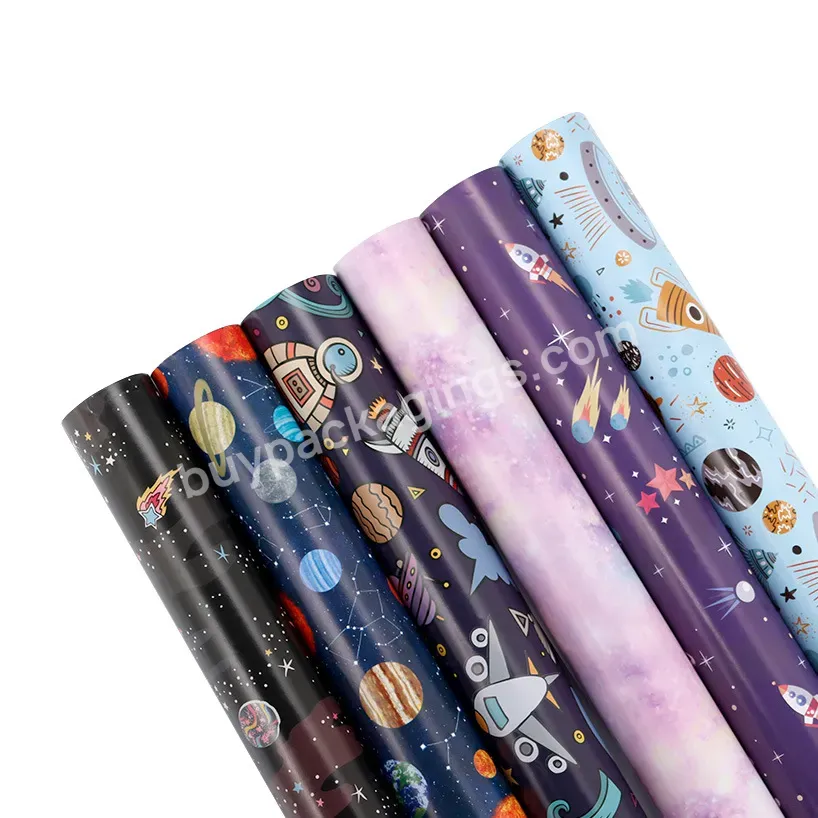 2023 New Arrival 50*70cm/pcs 80gsm Bond Paper Gift Wrapping Paper Kids With Interstellar Element Printed - Buy 2023 New Arrival 50*70cm/pcs Gift Wrapping Paper,80gsm Bond Paper Gift Wrapping Paper Kids,Gift Wrapping Paper Kids With Interstellar Eleme