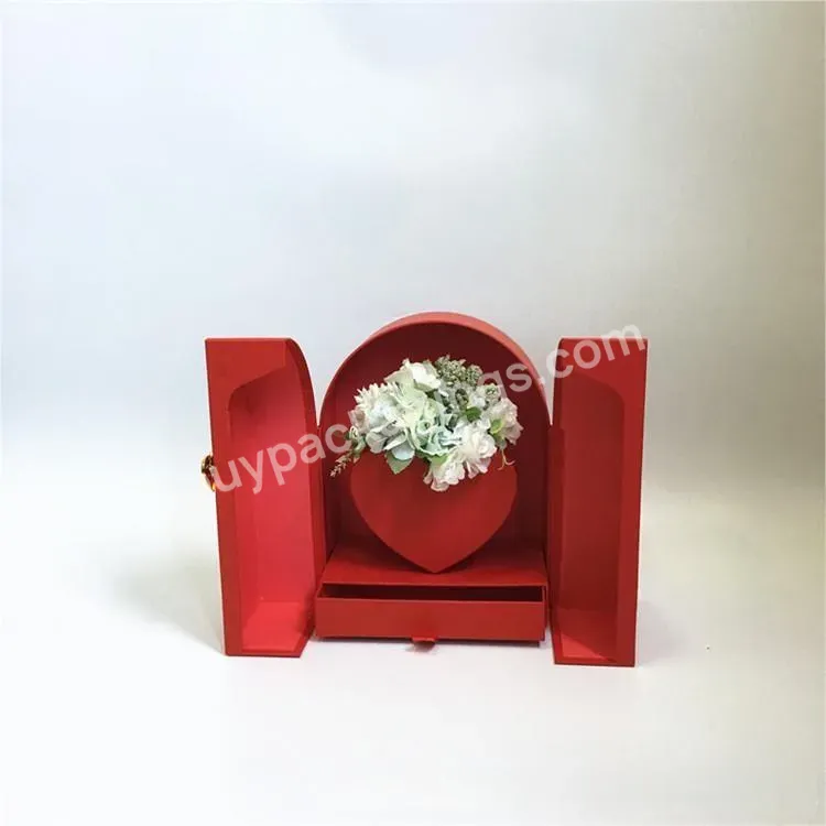 2023 New Design Double Door Drawer Gift Box Flower Box Heart Shape Groove Gift Cardboard Box With Hand - Buy 2023 New Design Double Door Drawer Gift Box,Flower Box Heart Shape Groove Gift Cardboard Box,Gift Cardboard Box With Hand.