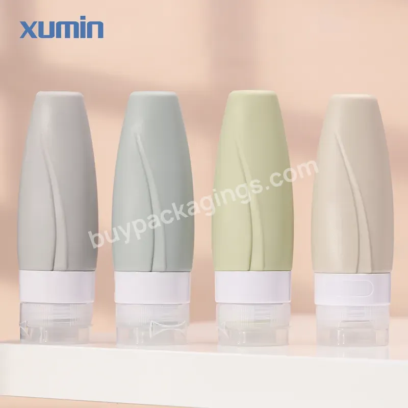 2023 New Makeup Bottle Silicone Travelmore Refillable Silicone Travel Bottles Cosmetic Toiletry 60ml Empty Plastic Containers - Buy Silicone Travel Bottle,Shampoo Silicone Bottle,Lotion Squeeze Bottle.