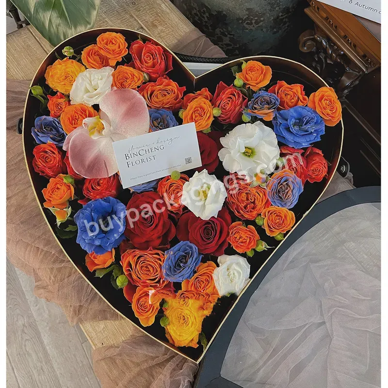 2023 New Release Heart-shaped Flower Box Gift Boxes For Valentine's Day Flower And Gift Arrangements - Buy 2023 New Release Heart-shaped Gift Boxes,Heart-shaped Flower Box Gift Boxes,Gift Boxes For Valentine's Day Flower And Gift Arrangements.