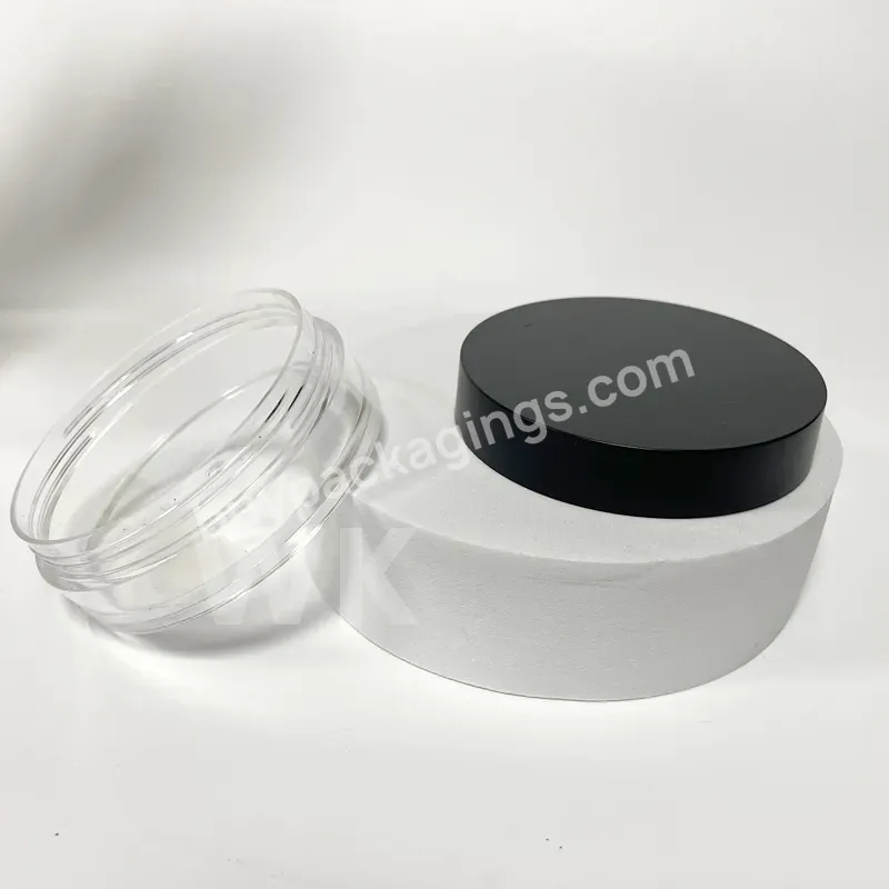 20g Custom Empty Plastic Cream Jar Lip Balm Scrub Container Clear Foundation Packaging Jar