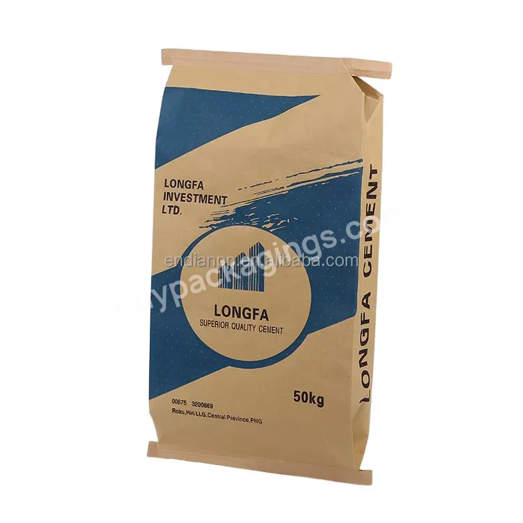 20kg 25kg 40kg 50kg Composite Pp Kraft Paper Bag For Cement Dry Mortar - Buy Paper Bag,25kg Paper Bag,Cement Paper Bag.