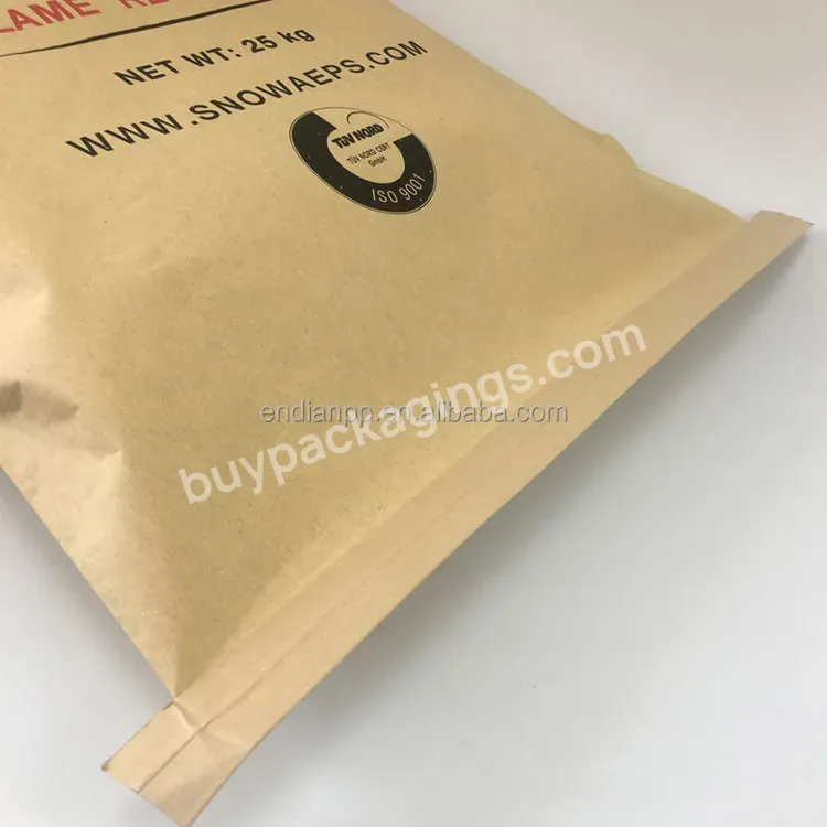 20kg 25kg 40kg 50kg Woevn Sacks Kraft Paper Bag For Flour Pepper Feed Packaging Bags - Buy Paper Bag,25kg Paper Bag,Woven Paper Bag.