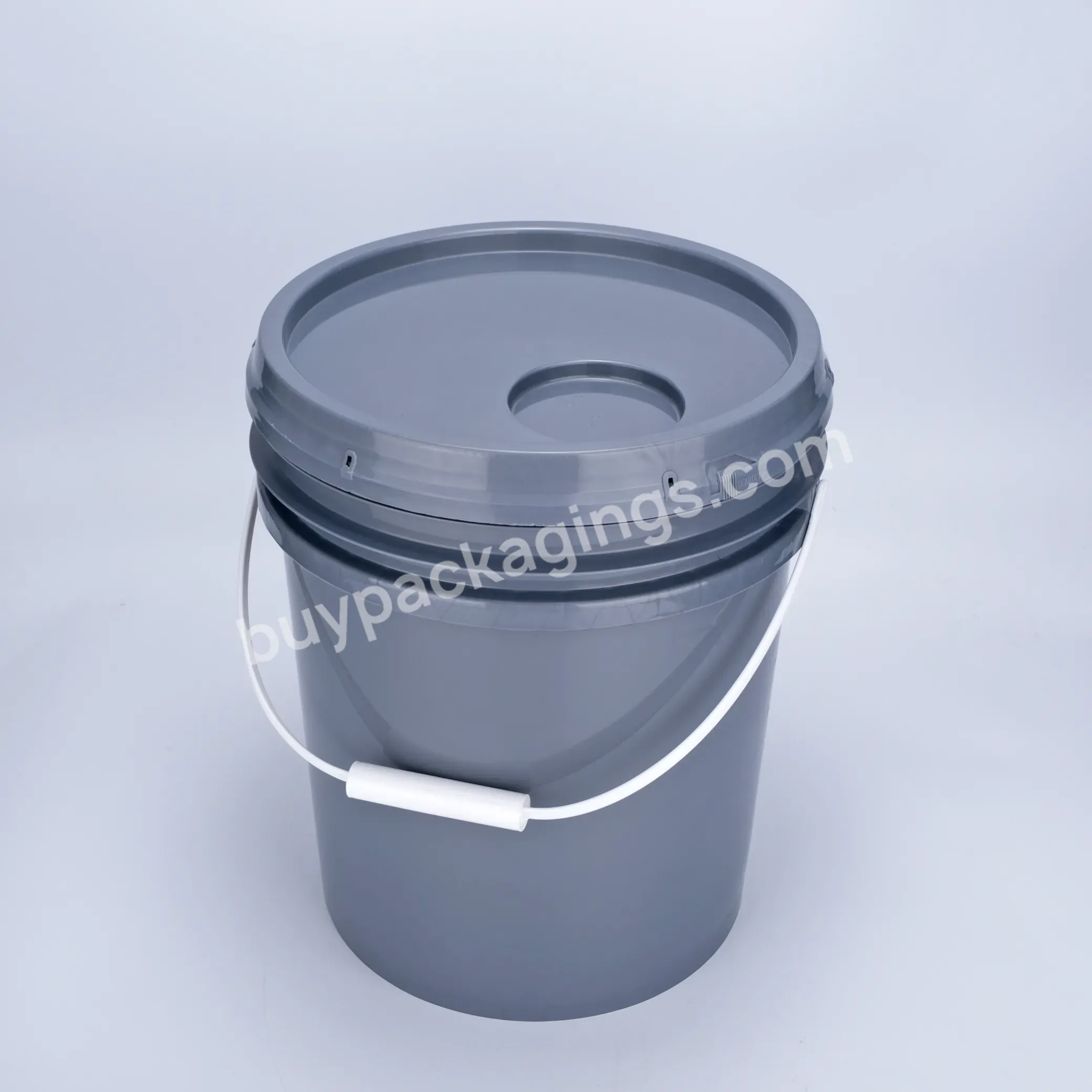 20l Manufacturer Cheap Clear Plastic Round Custom Printed Plastic Bucket With Lid With Handle - Buy Plastic Buckets,Food Grade Plastic Buckets With Lids,Clear Gallon Bucket.