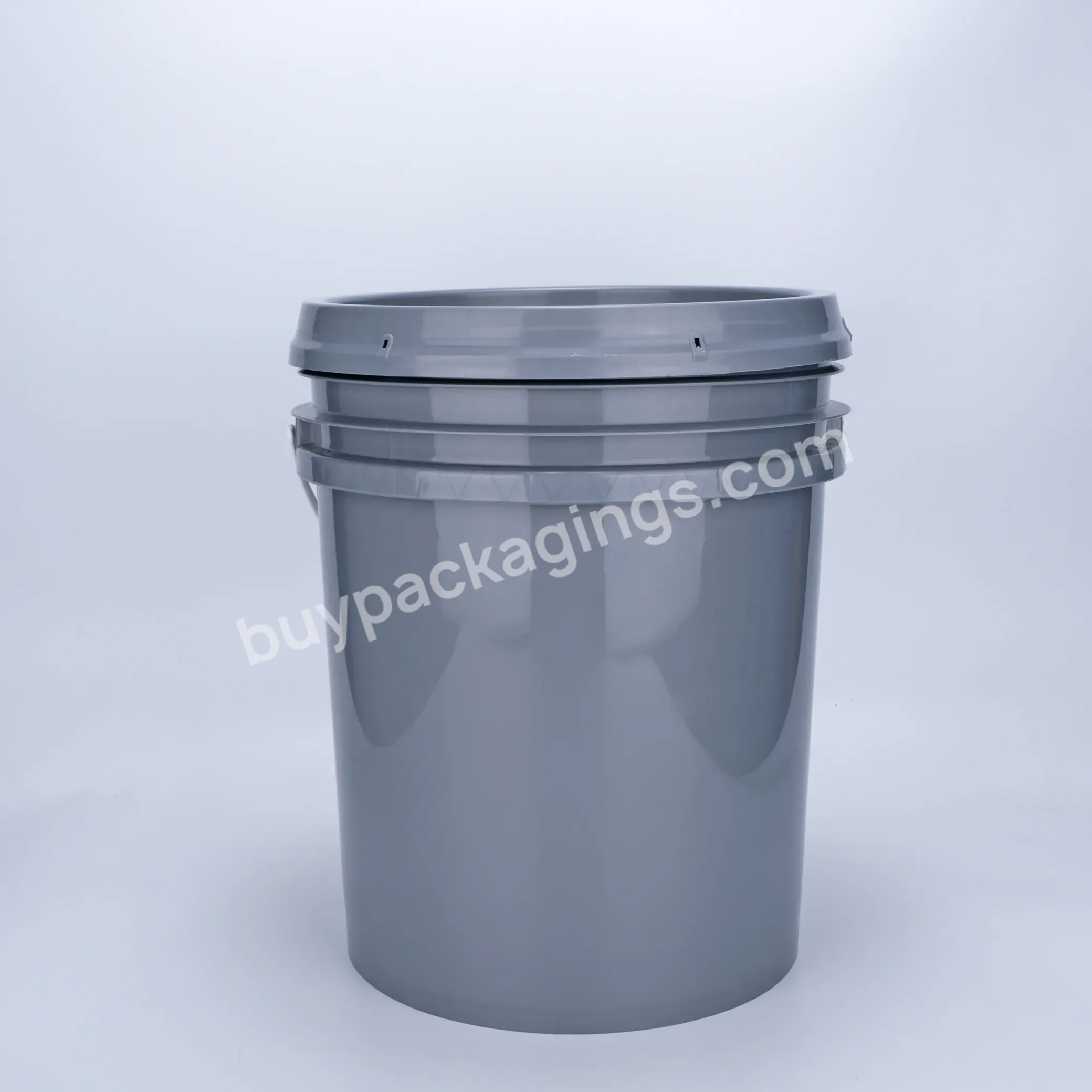 20l Manufacturer Cheap Clear Plastic Round Custom Printed Plastic Bucket With Lid With Handle - Buy Plastic Buckets,Food Grade Plastic Buckets With Lids,Clear Gallon Bucket.