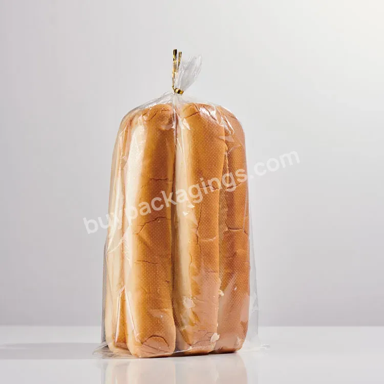 20x25 Bopp Cellophane Micro Perforated Bags Transparent Clear For Bread Cello Perforate Bakery Twist Ties Micro Perforation Bag - Buy Cellophane Bags,Micro Perforate Bags,Bread Bag.