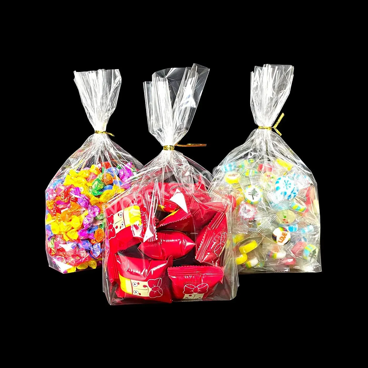 20x28 Cellophane Bags Transparent Cello Treat Flat Bag With Twist Ties Bopp Clear For Bread Candy Chocolate Gift Cellophane Bags - Buy Cellophane Bags,Clear Plastic Bags,Gift Bag.