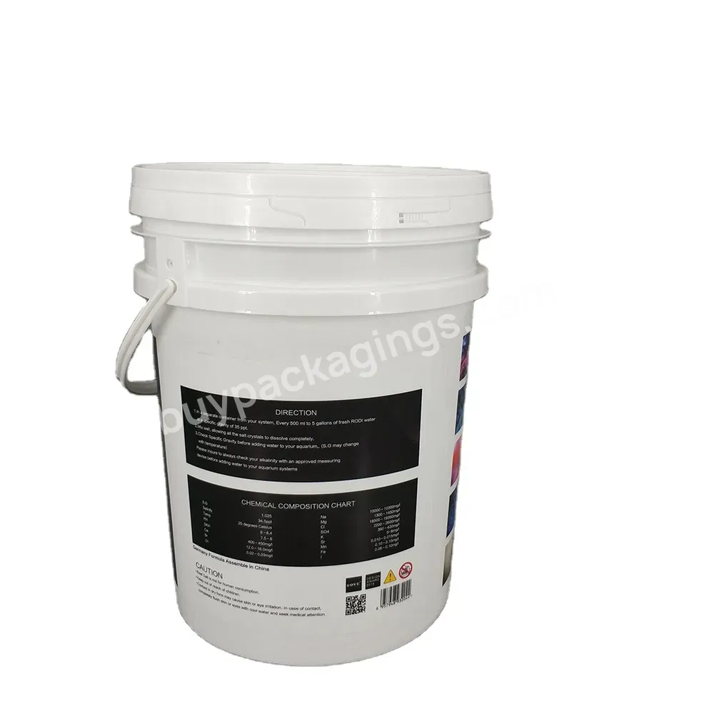 22kg Plastic Buckets For Holding Wood Coating 20l Pp Barrel Container With White Easy-open Lid - Buy 22kg Plastic Buckets For Holding Wood Coating,20l Pp Barrel Container With White Easy-open Lid,High-quality Plastic Bucket.