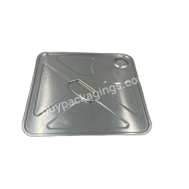 238*238mm 18l Square Metal Can Lid Bottom,Tin Can Components