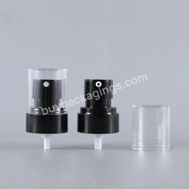 24/410 28/410 Black Custom Plastic Pp Cosmetic Liquid Soap Cream Pump Bottle Lotion Cream Pump With Cover