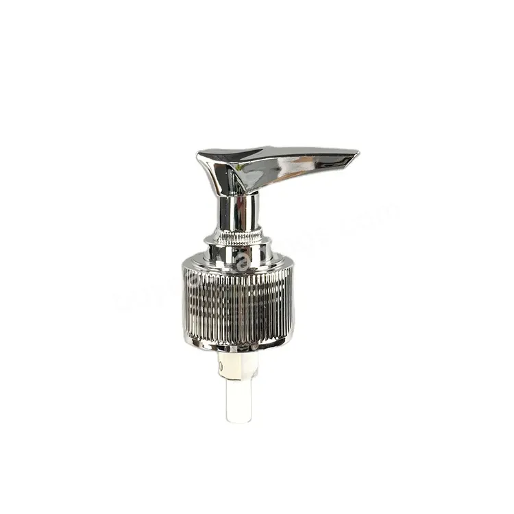 24/410 Custom Color Factory Metallic Silver Lotion Dispenser Shampoo Pump