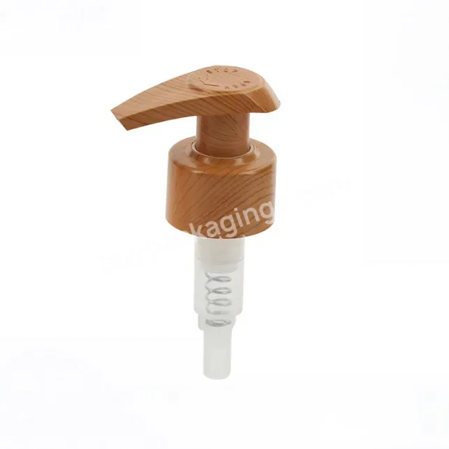 24/410,28/410 Water Transfer Printing Wood Grain Lotion Pump Shower Gel Shampoo Press Left And Right Switch Pump - Buy Exquisitely Designed Pump Head,Press Easy Pump Head,Press Type Lotion Pump Head.