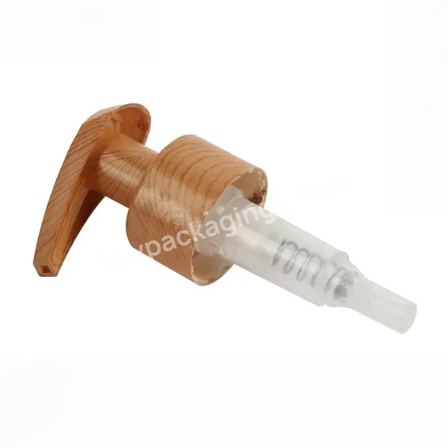 24/410,28/410 Water Transfer Printing Wood Grain Lotion Pump Shower Gel Shampoo Press Left And Right Switch Pump - Buy Exquisitely Designed Pump Head,Press Easy Pump Head,Press Type Lotion Pump Head.
